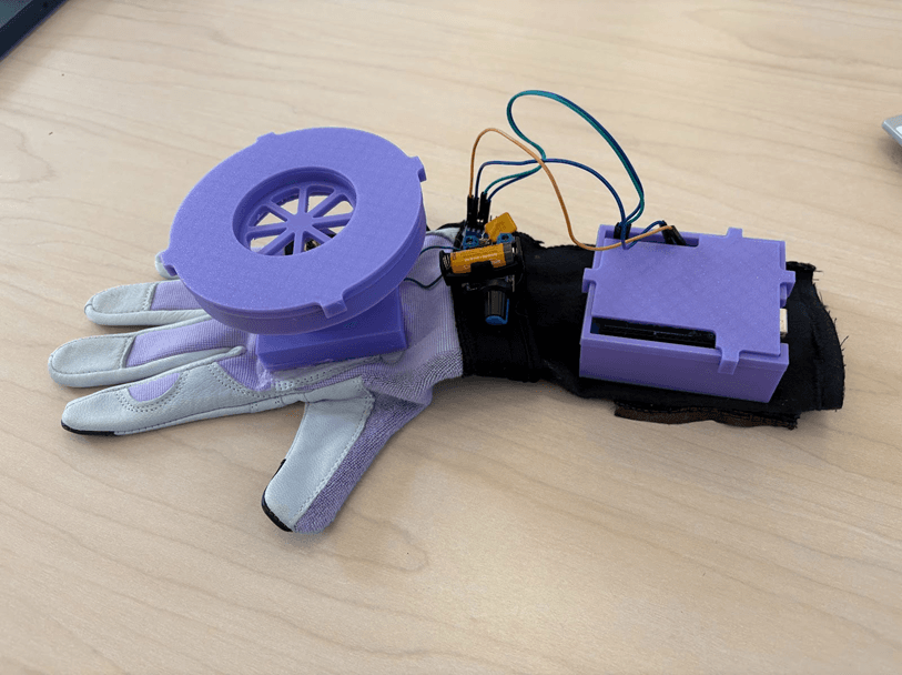 Gyroscopic Glove for Hand Tremors project profile image.